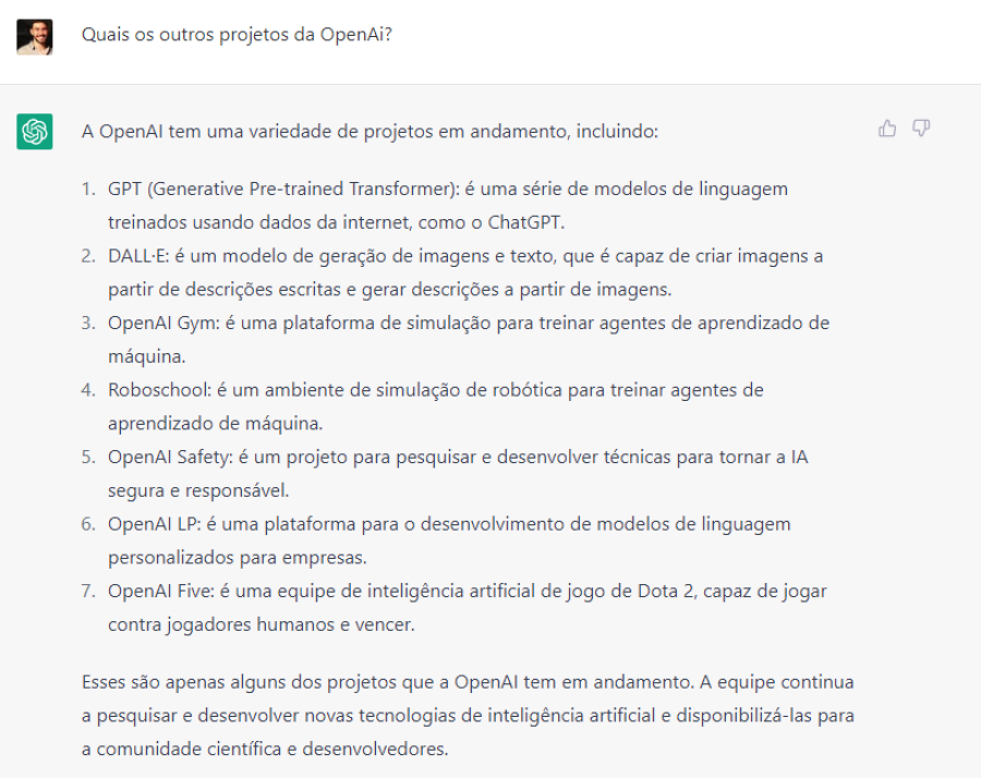 Imagem Quais os projetos da openai-min